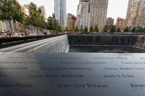 9/11 Memorial, (World Trade Center) New York.